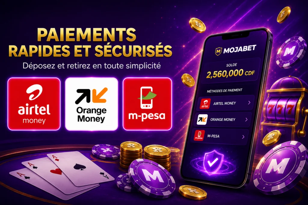 Solutions de paiement Mojabet