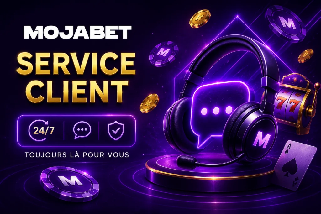 Service client de Mojabet RDC